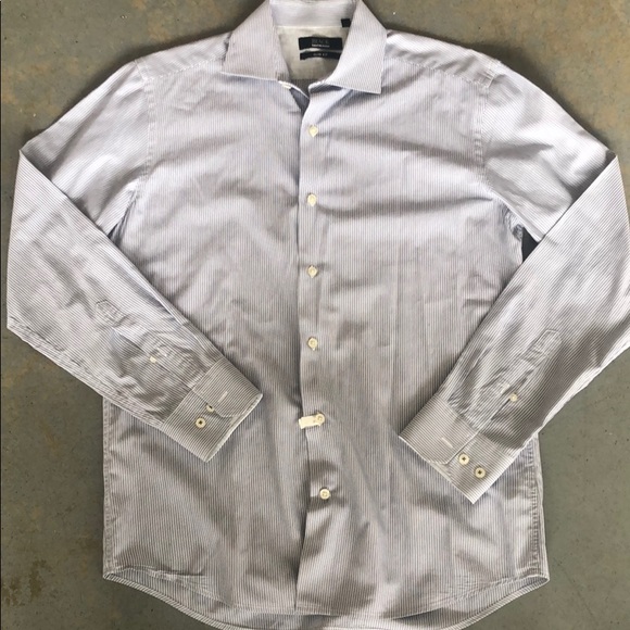 Saks Fifth Avenue Other - BLACK Saks Fifth Avenue Navy White Striped Shirt